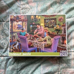 Lavievert Thanksgiving dinner 1000 piece puzzle